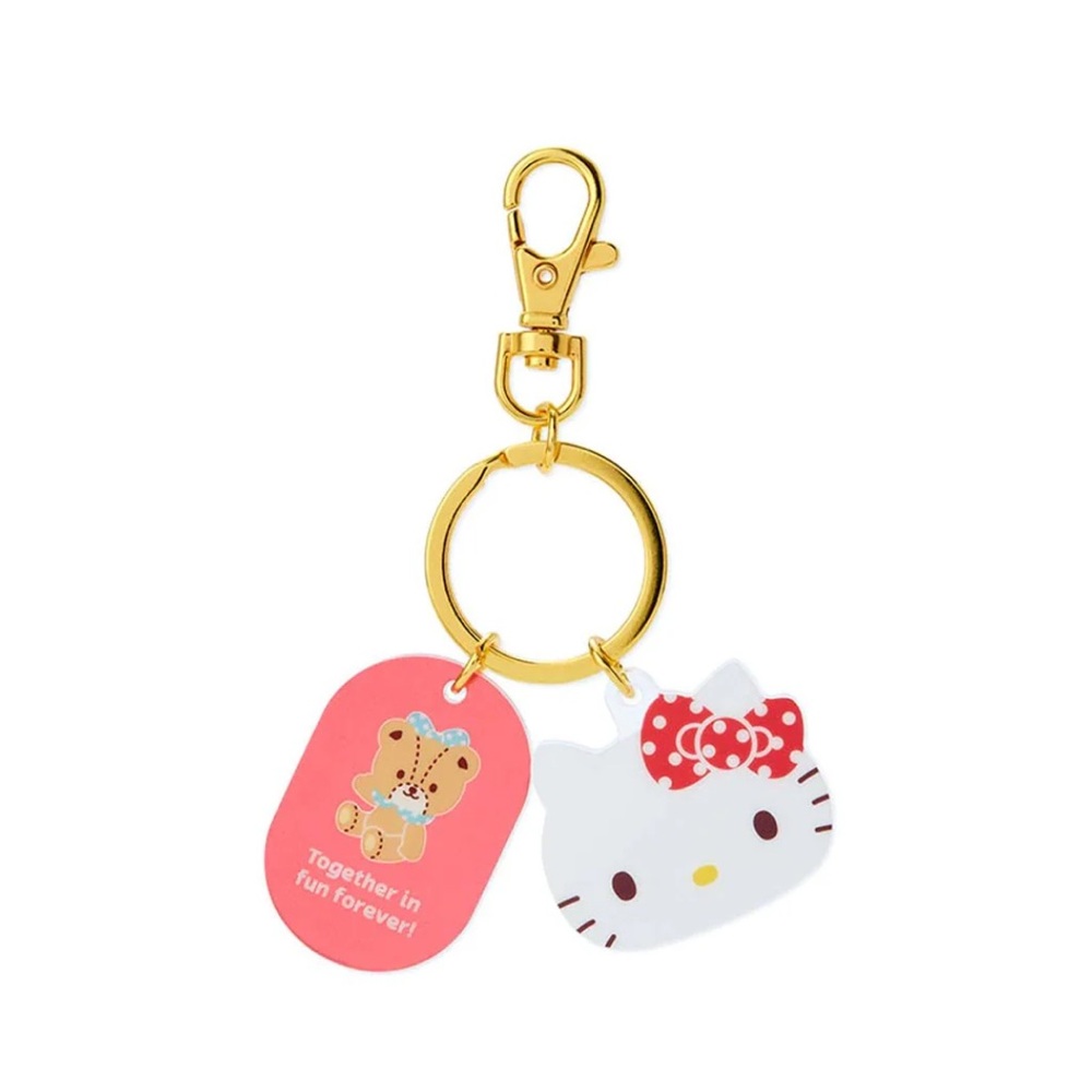 New hello kitty bestie acrylic keychain